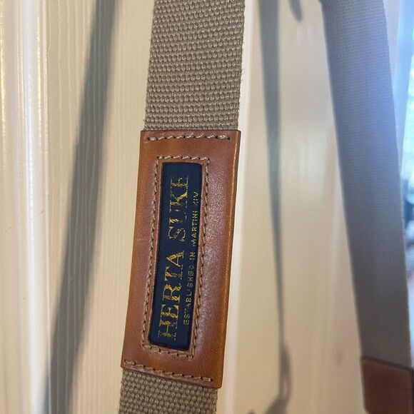 Jack & Jones Herta Suke Tan Leather large Bucket style drawstring Bag - Picture 5 of 16